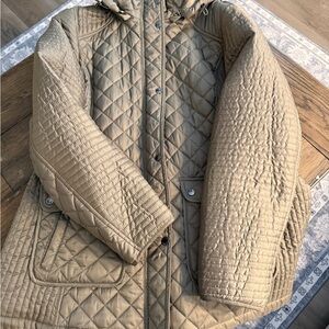 Laundry By Shelli Segal Women’s Quilted Brown Puffer Jacket